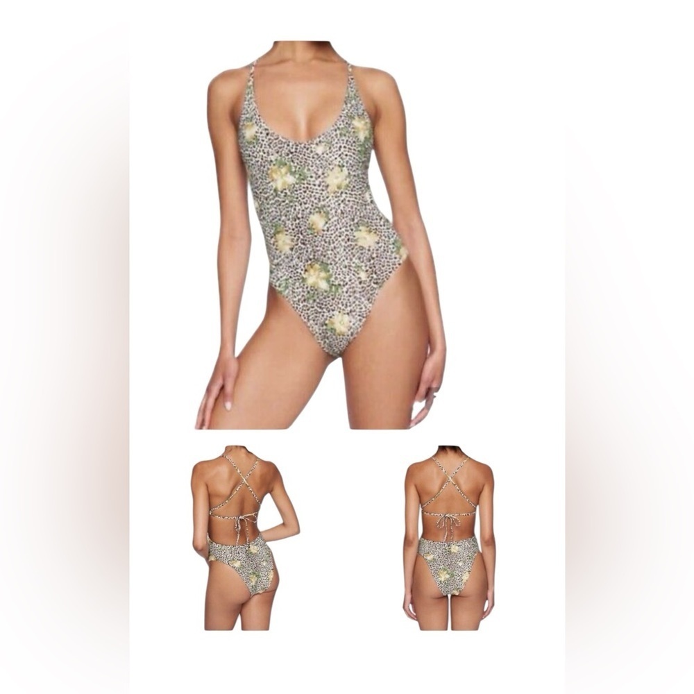 Hurley .Flowers .Print One Piece Swimsuit